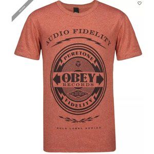 Obey Propaganda Audio Fidelity Pure Tone Fidelity Orange Size Medium